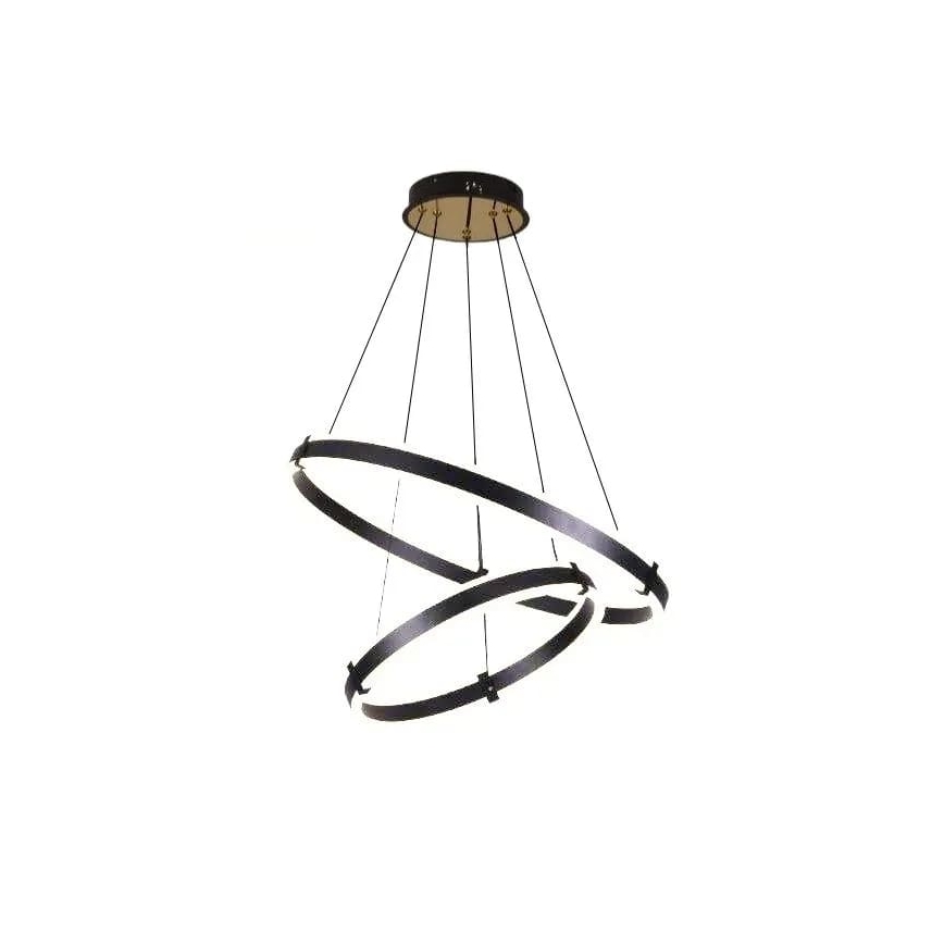 LED himmennettävä kattokruunu johdolla LED/140W/230V 3000-6500K halkaisija 60 cm + kaukosäädin