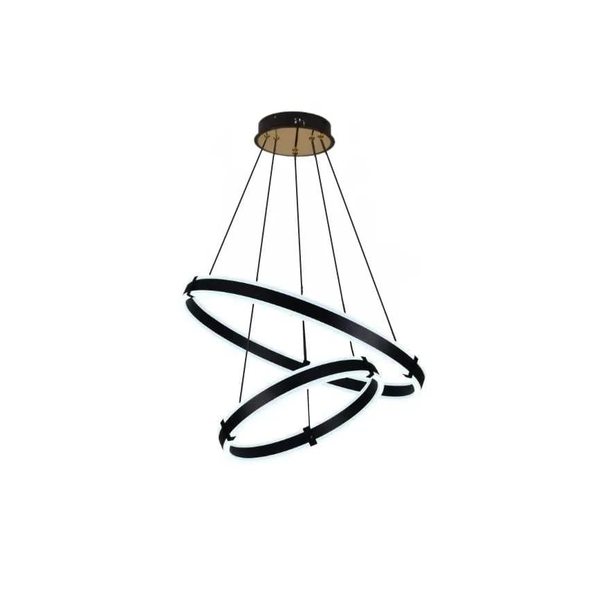 LED himmennettävä kattokruunu johdolla LED/140W/230V 3000-6500K halkaisija 60 cm + kaukosäädin