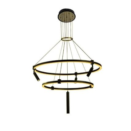 LED himmennettävä kattokruunu johdolla LED/140W/230V 3000-6500K + kaukosäädin