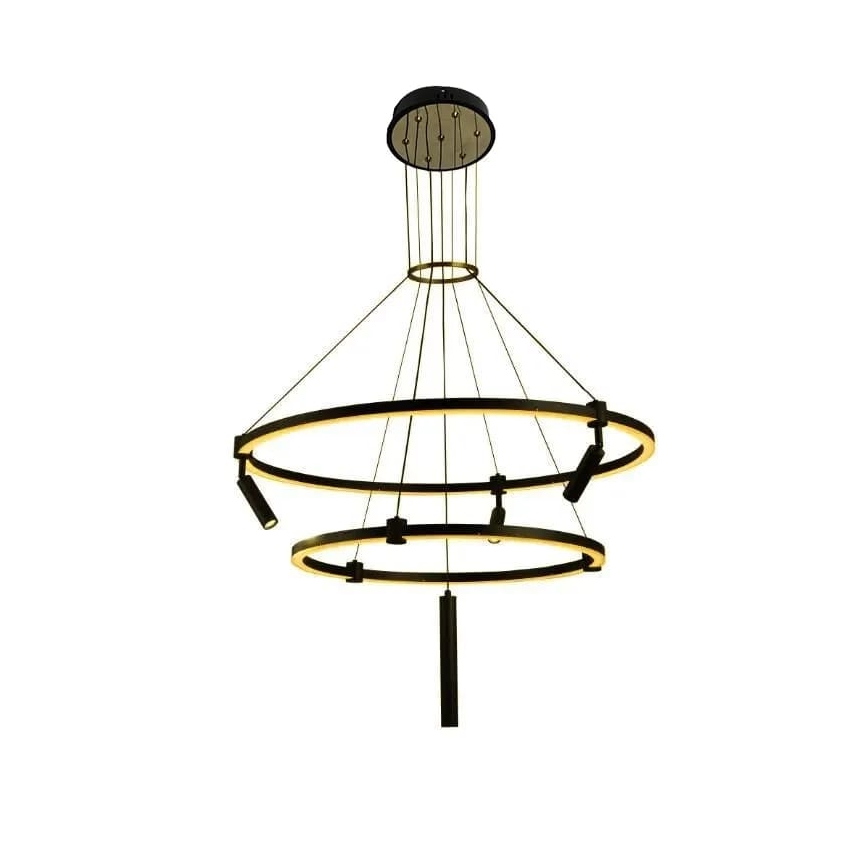 LED himmennettävä kattokruunu johdolla LED/140W/230V 3000-6500K + kaukosäädin