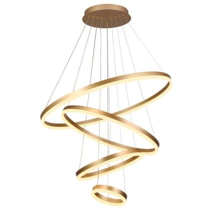 LED himmennettävä kattokruunu johdolla LED/165W/230V 3000-6500K halkaisija 80 cm + kaukosäädin