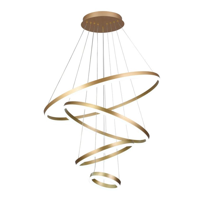 LED himmennettävä kattokruunu johdolla LED/165W/230V 3000-6500K halkaisija 80 cm + kaukosäädin