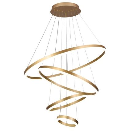 LED himmennettävä kattokruunu johdolla LED/165W/230V 3000-6500K halkaisija 80 cm + kaukosäädin