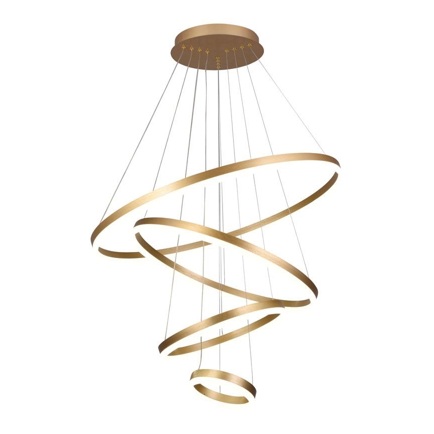 LED himmennettävä kattokruunu johdolla LED/165W/230V 3000-6500K halkaisija 80 cm + kaukosäädin