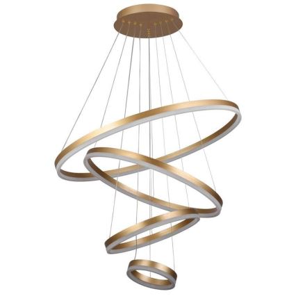 LED himmennettävä kattokruunu johdolla LED/165W/230V 3000-6500K halkaisija 80 cm + kaukosäädin