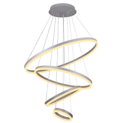 LED himmennettävä kattokruunu johdolla LED/165W/230V 3000-6500K halkaisija 80 cm + kaukosäädin