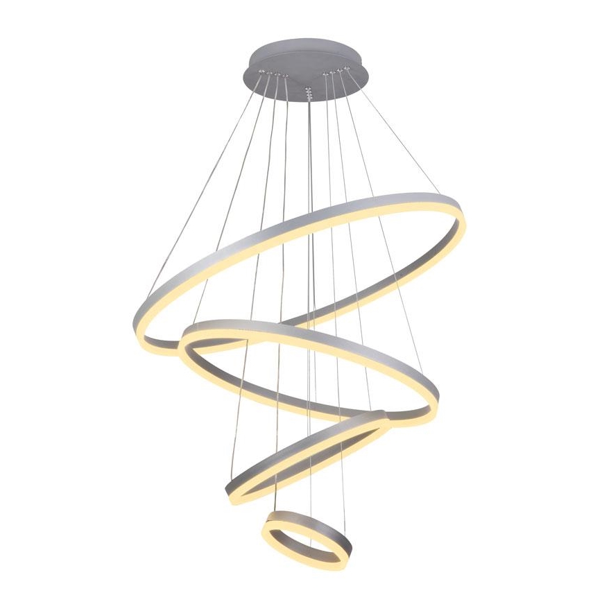 LED himmennettävä kattokruunu johdolla LED/165W/230V 3000-6500K halkaisija 80 cm + kaukosäädin