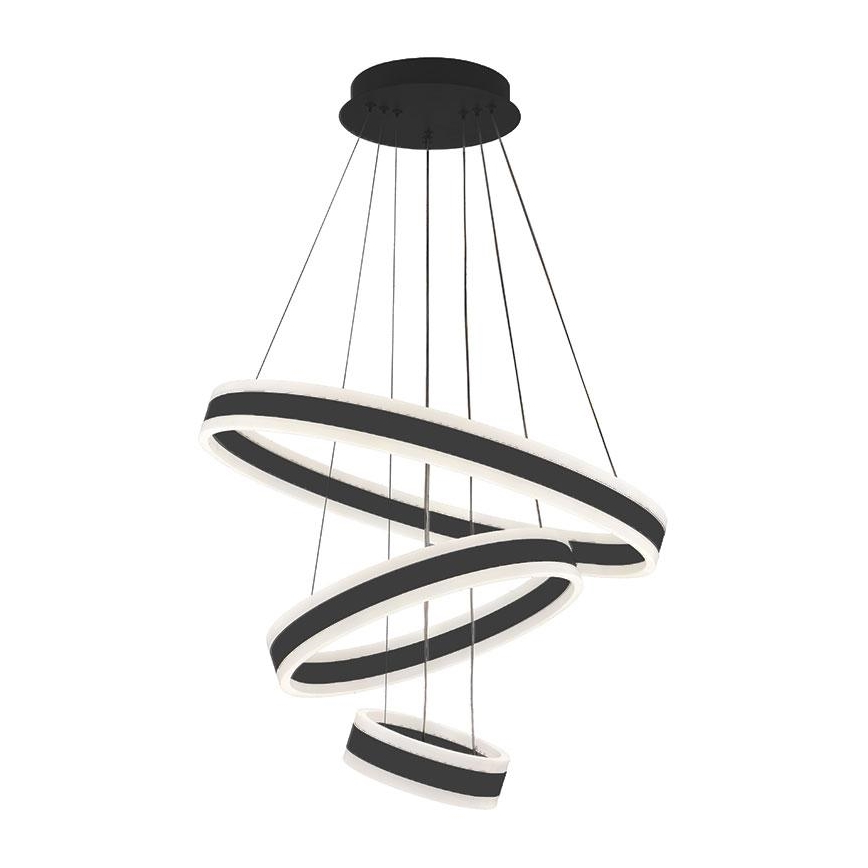 LED himmennettävä kattokruunu johdolla LED/165W/230V 3000-6500K halkaisija 60 cm + kaukosäädin