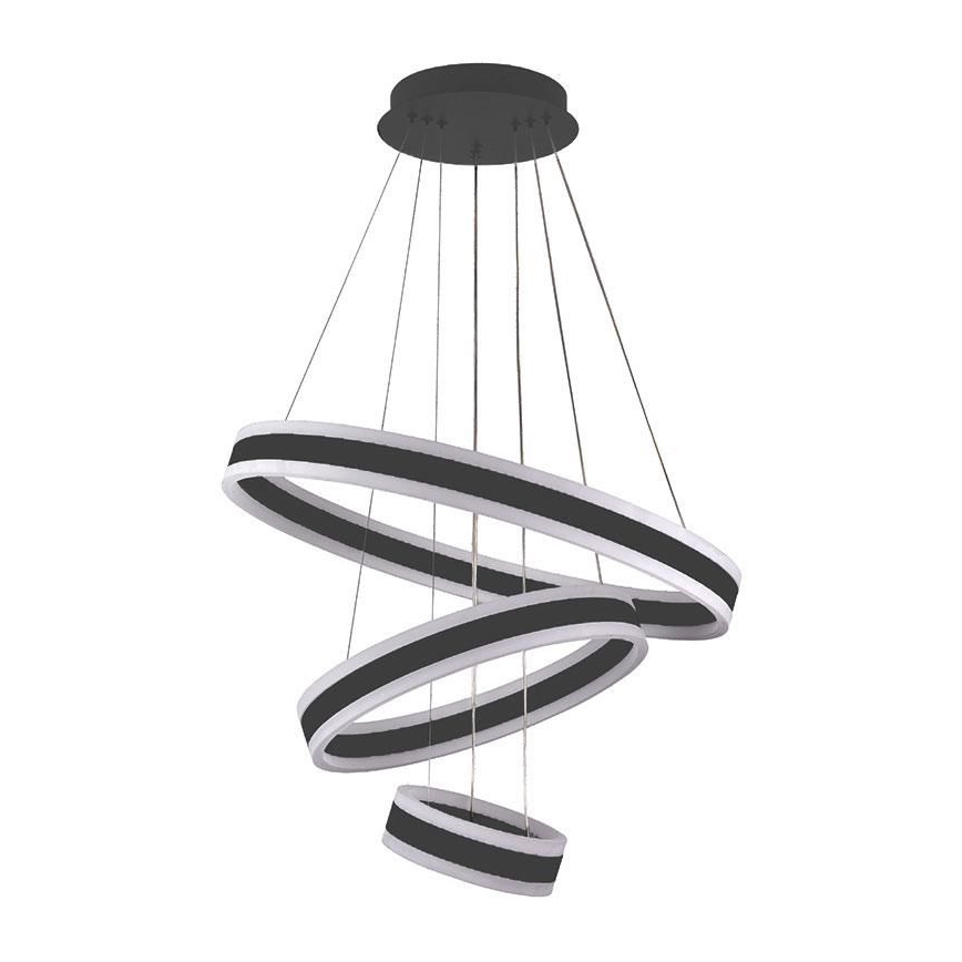 LED himmennettävä kattokruunu johdolla LED/165W/230V 3000-6500K halkaisija 60 cm + kaukosäädin