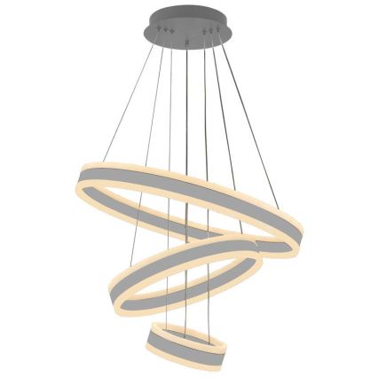 LED himmennettävä kattokruunu johdolla LED/165W/230V 3000-6500K halkaisija 60 cm + kaukosäädin