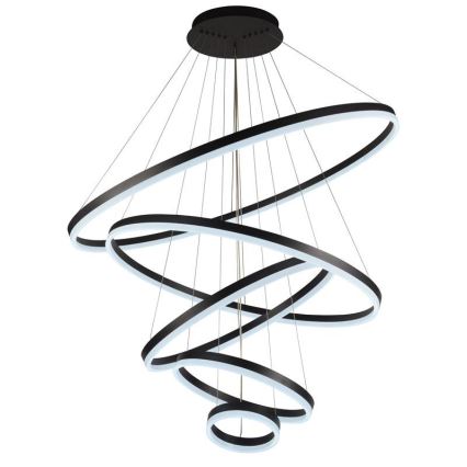 LED himmennettävä kattokruunu johdolla LED/210W/230V 3000-6500K halkaisija 100 cm + kaukosäädin