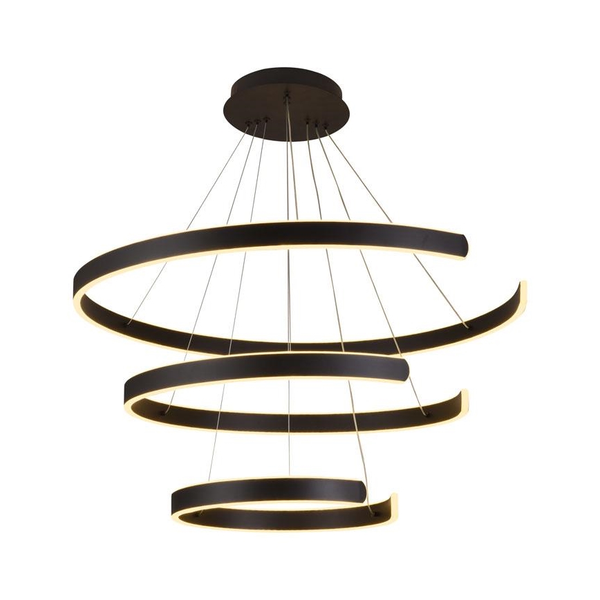 LED himmennettävä kattokruunu johdolla LED/220W/230V 3000-6500K halkaisija 80 cm + kaukosäädin