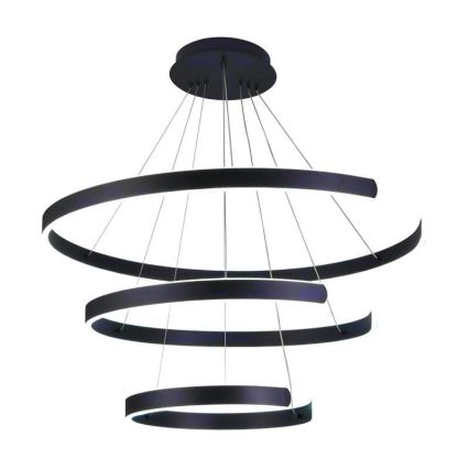 LED himmennettävä kattokruunu johdolla LED/220W/230V 3000-6500K halkaisija 80 cm + kaukosäädin