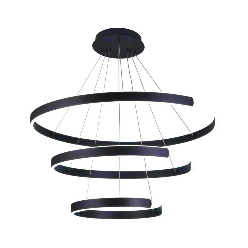 LED himmennettävä kattokruunu johdolla LED/220W/230V 3000-6500K halkaisija 80 cm + kaukosäädin