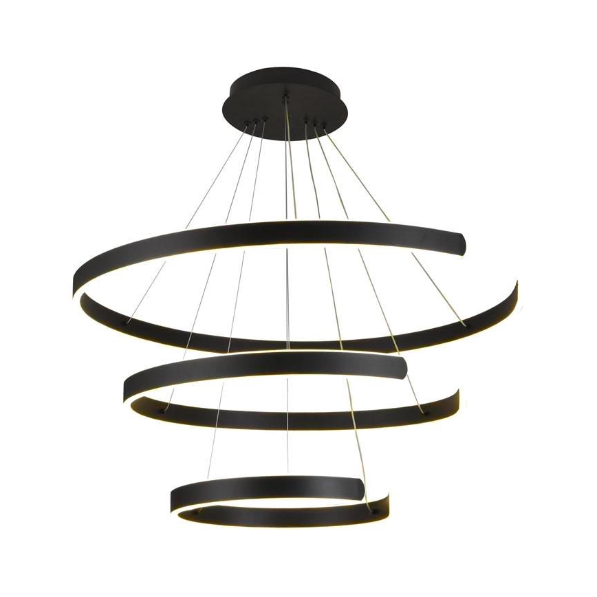 LED himmennettävä kattokruunu johdolla LED/220W/230V 3000-6500K halkaisija 80 cm + kaukosäädin