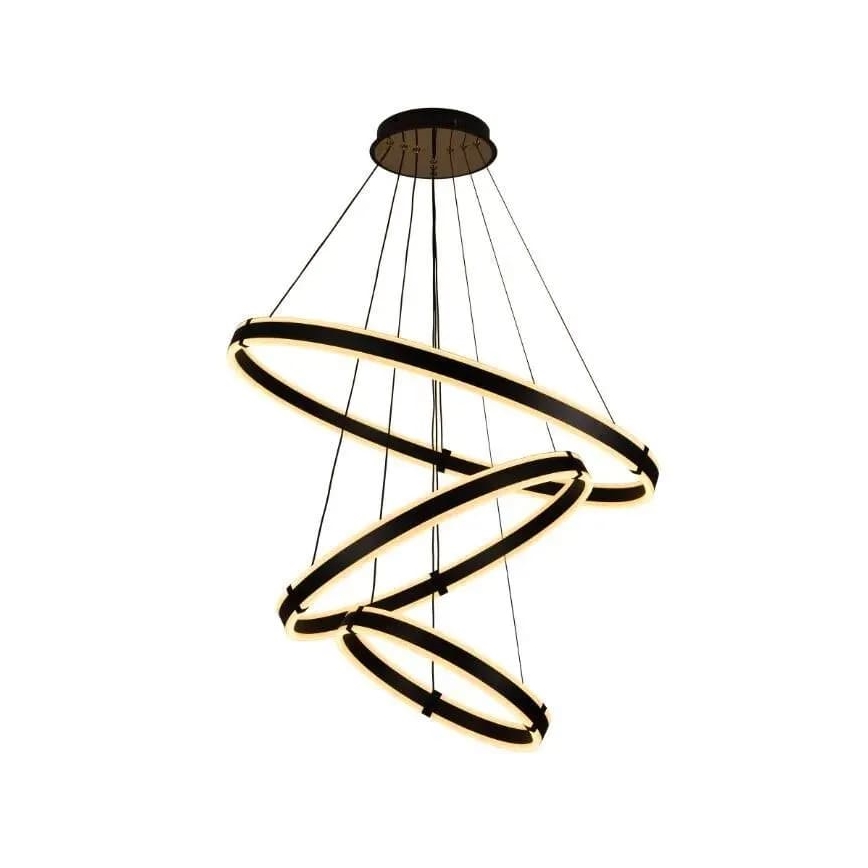 LED himmennettävä kattokruunu johdolla LED/250W/230V 3000-6500K halkaisija 80 cm + kaukosäädin