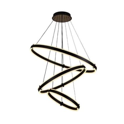 LED himmennettävä kattokruunu johdolla LED/250W/230V 3000-6500K halkaisija 80 cm + kaukosäädin