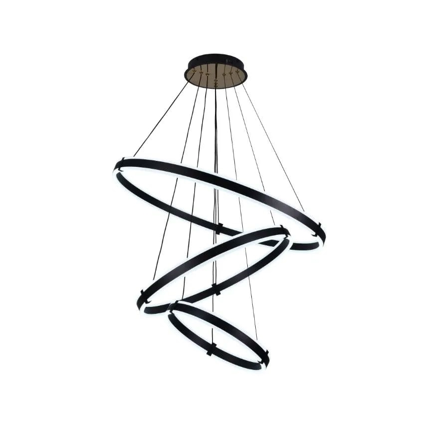 LED himmennettävä kattokruunu johdolla LED/250W/230V 3000-6500K halkaisija 80 cm + kaukosäädin