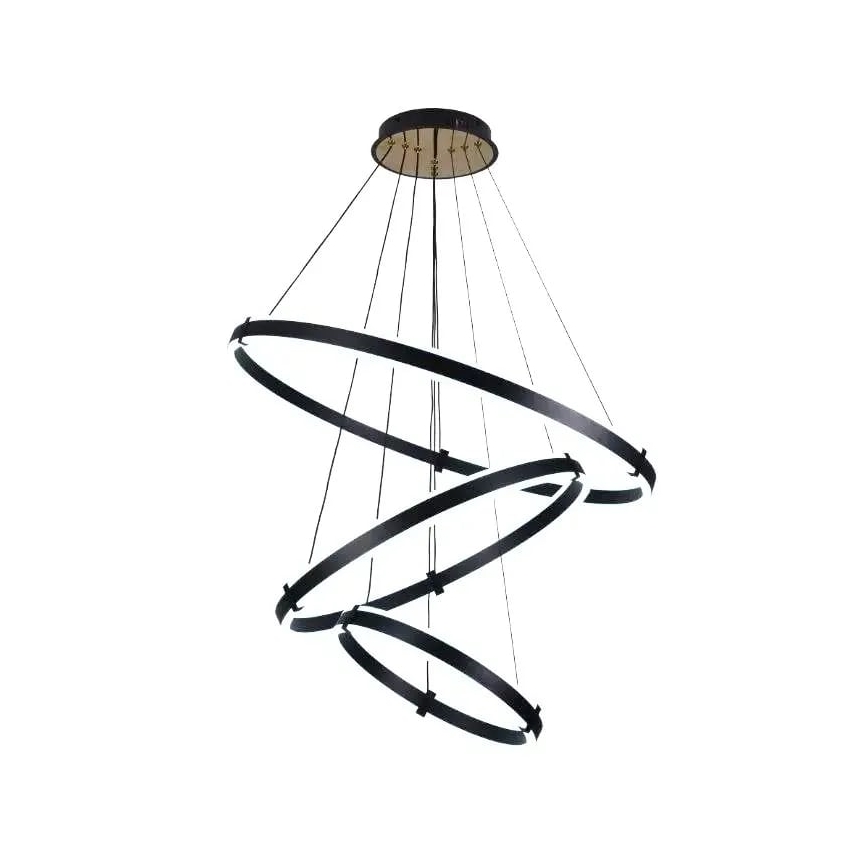 LED himmennettävä kattokruunu johdolla LED/250W/230V 3000-6500K halkaisija 80 cm + kaukosäädin