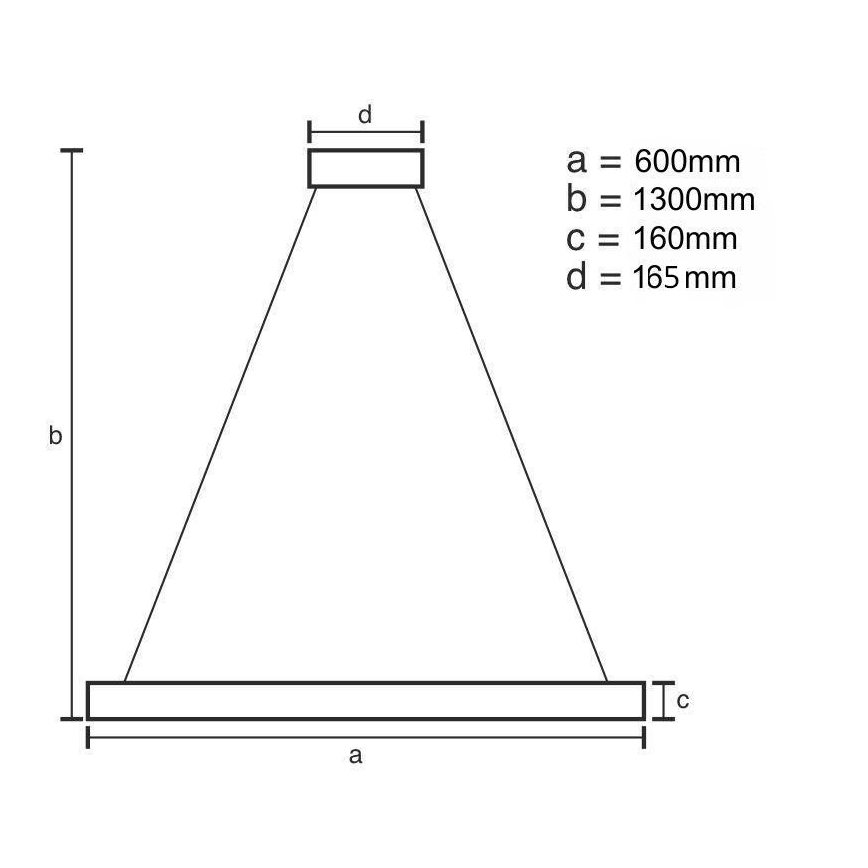 LED himmennettävä kattokruunu johdolla LED/40W/230V 3000-6500K kulta + kaukosäädin