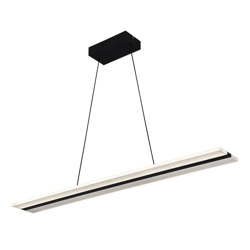 LED himmennettävä kattokruunu johdolla LED/40W/230V 3000-6500K musta + kaukosäädin