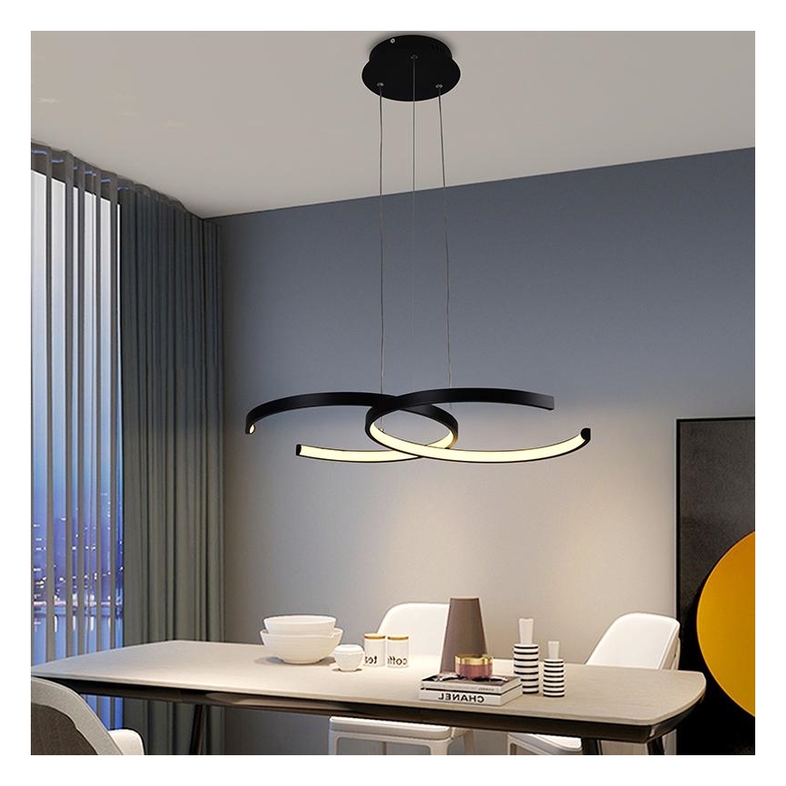 LED himmennettävä riippuvalaisin johdolla LED/50W/230V 3000-6500K + kaukosäädin