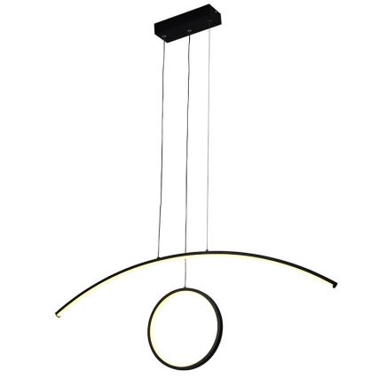 LED himmennettävä riippuvalaisin johdolla LED/55W/230V 3000-6500K + kaukosäädin