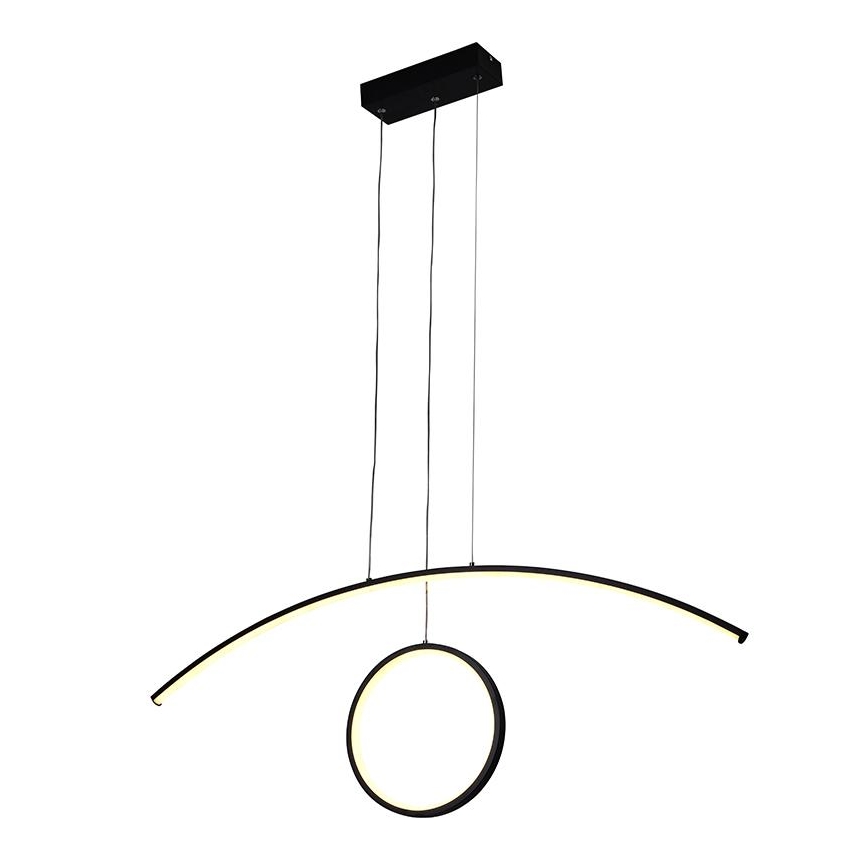 LED himmennettävä riippuvalaisin johdolla LED/55W/230V 3000-6500K + kaukosäädin