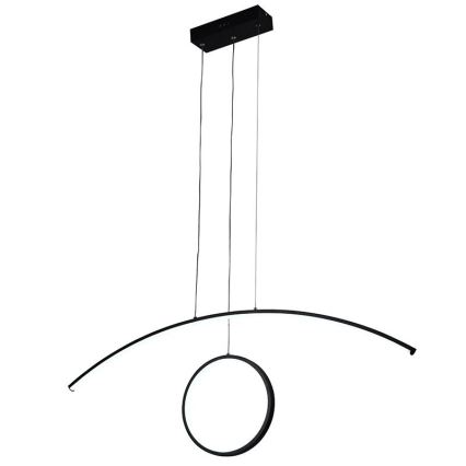 LED himmennettävä riippuvalaisin johdolla LED/55W/230V 3000-6500K + kaukosäädin