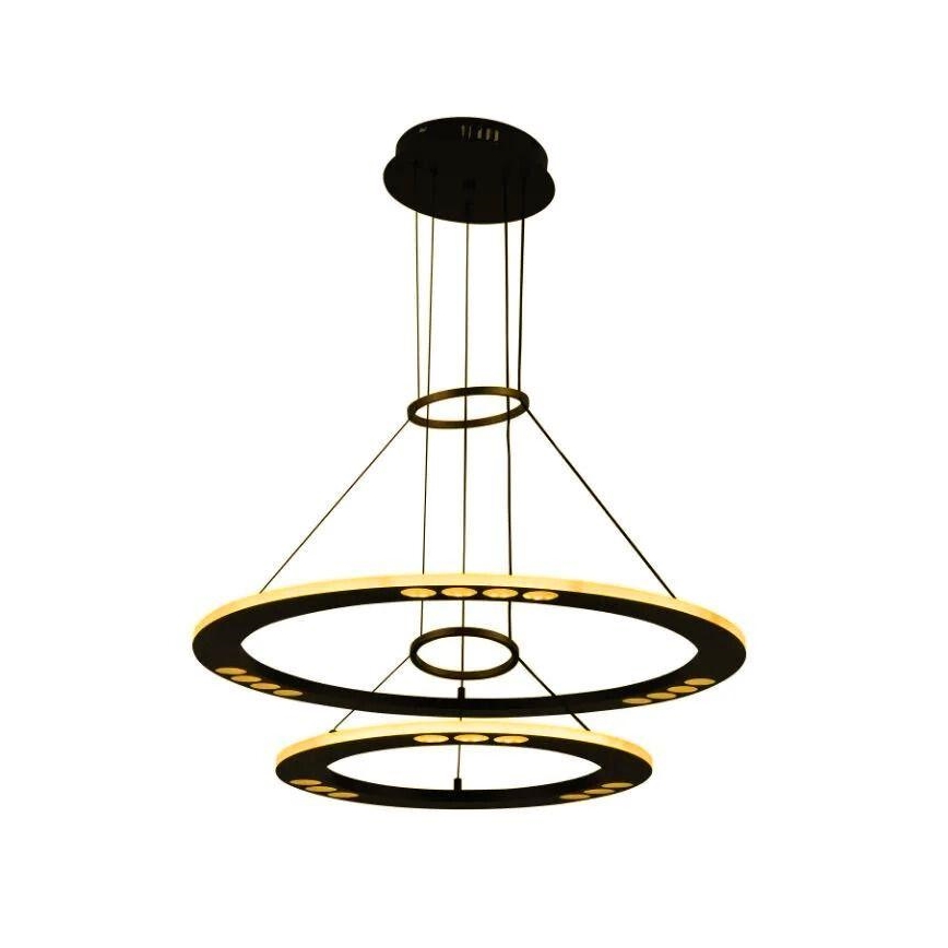 LED himmennettävä kattokruunu johdolla LED/65W/230V 3000-6500K + kaukosäädin