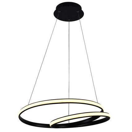 LED himmennettävä kattokruunu johdolla LED/65W/230V 3000-6500K halkaisija 56 cm + kaukosäädin