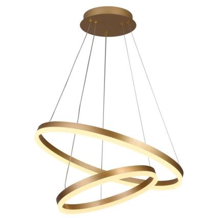 LED himmennettävä kattokruunu johdolla LED/70W/230V 3000-6500K halkaisija 60 cm + kaukosäädin