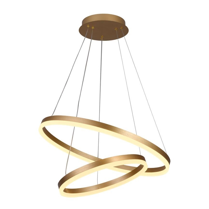 LED himmennettävä kattokruunu johdolla LED/70W/230V 3000-6500K halkaisija 60 cm + kaukosäädin