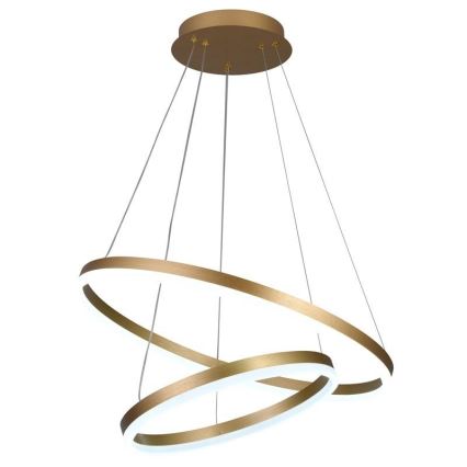 LED himmennettävä kattokruunu johdolla LED/70W/230V 3000-6500K halkaisija 60 cm + kaukosäädin