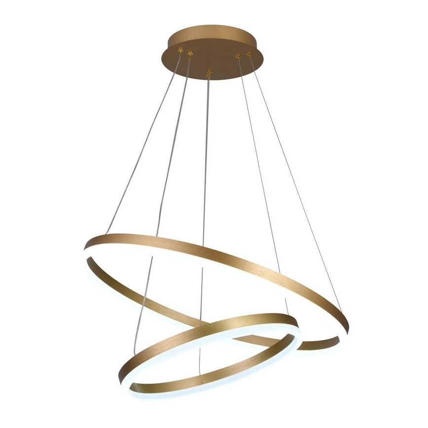 LED himmennettävä kattokruunu johdolla LED/70W/230V 3000-6500K halkaisija 60 cm + kaukosäädin