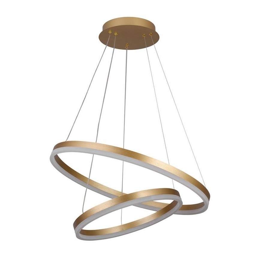 LED himmennettävä kattokruunu johdolla LED/70W/230V 3000-6500K halkaisija 60 cm + kaukosäädin