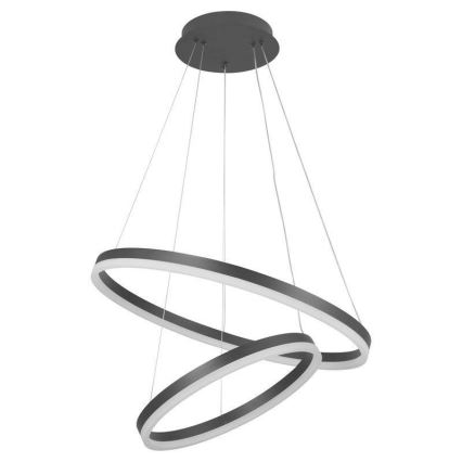 LED himmennettävä kattokruunu johdolla LED/70W/230V 3000-6500K halkaisija 60 cm + kaukosäädin