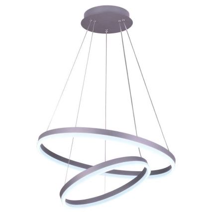 LED himmennettävä kattokruunu johdolla LED/70W/230V 3000-6500K halkaisija 60 cm + kaukosäädin