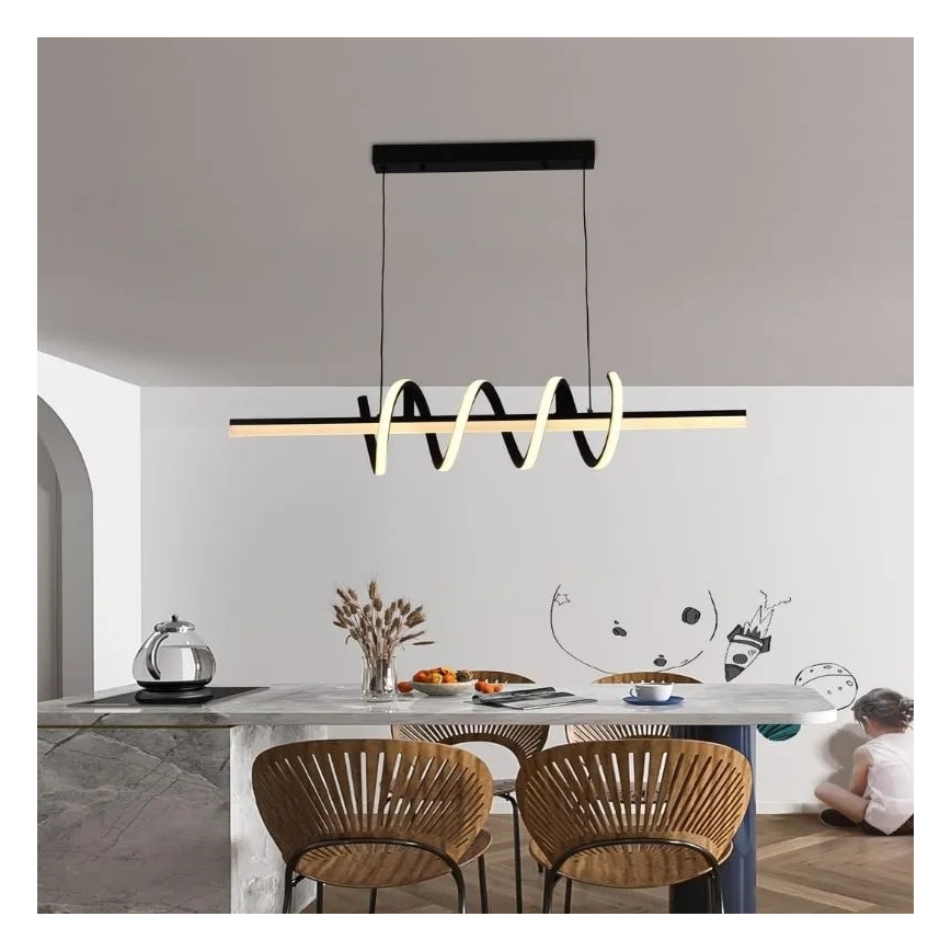 LED himmennettävä kattokruunu johdolla LED/70W/230V 3000-6500K + kaukosäädin