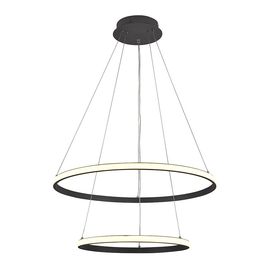 LED himmennettävä kattokruunu johdolla LED/75W/230V 3000-6500K halkaisija 60 cm + kaukosäädin