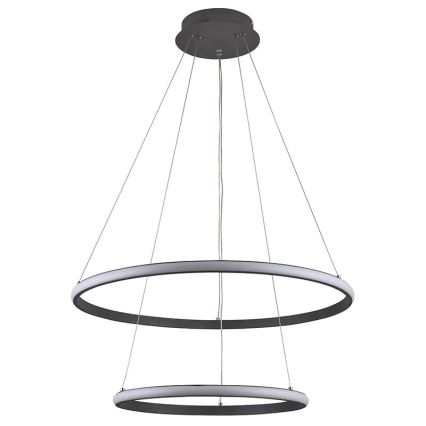 LED himmennettävä kattokruunu johdolla LED/75W/230V 3000-6500K halkaisija 60 cm + kaukosäädin