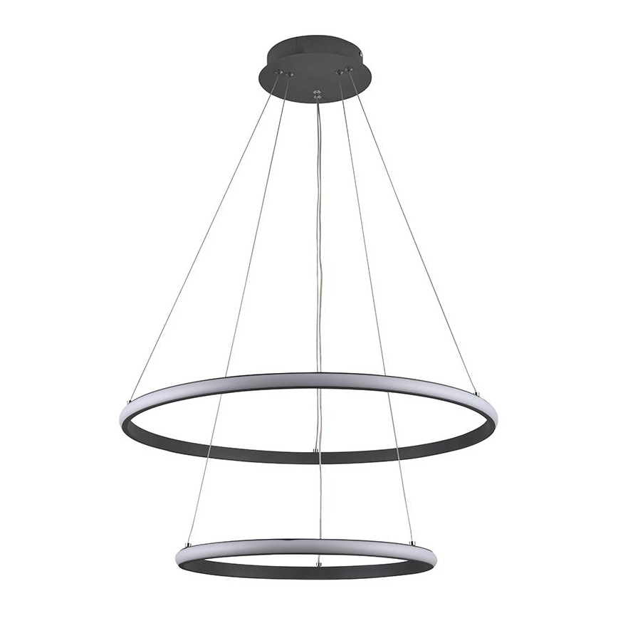 LED himmennettävä kattokruunu johdolla LED/75W/230V 3000-6500K halkaisija 60 cm + kaukosäädin