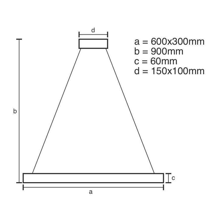 LED himmennettävä kattokruunu johdolla LED/80W/230V 3000-6500K + kaukosäädin
