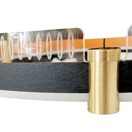 LED himmennettävä kattokruunu johdolla LED/80W/230V 3000-6500K halkaisija 60 cm + kaukosäädin