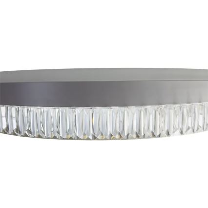 LED himmennettävä kristallikruunu köydellä LED/80W/230V 3000-6500K valkoinen + kaukosäädin