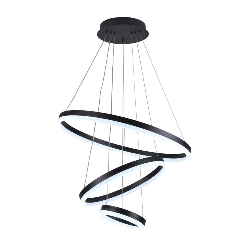 LED himmennettävä kattokruunu johdolla LED/85W/230V 3000-6500K halkaisija 60 cm + kaukosäädin