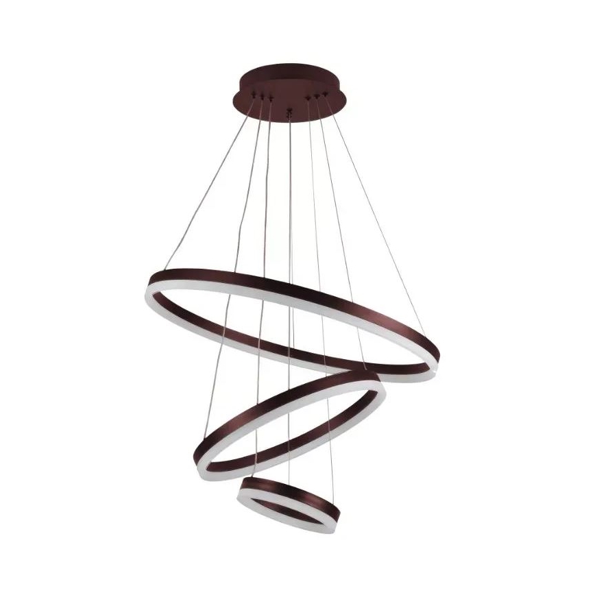 LED himmennettävä kattokruunu johdolla LED/85W/230V 3000-6500K halkaisija 60 cm + kaukosäädin