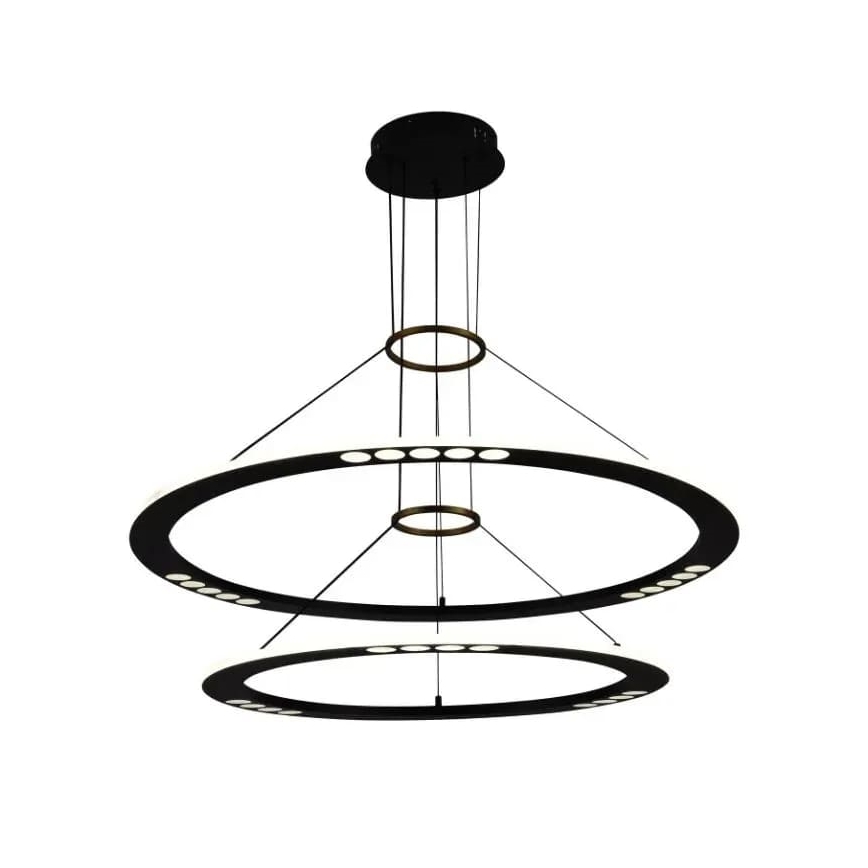 LED himmennettävä kattokruunu johdolla LED/90W/230V 3000-6500K + kaukosäädin