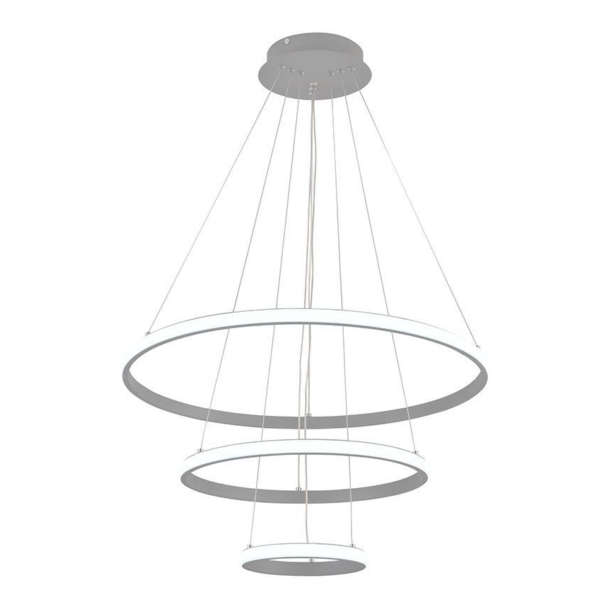 LED himmennettävä kattokruunu johdolla LED/90W/230V 3000-6500K halkaisija 60 cm + kaukosäädin