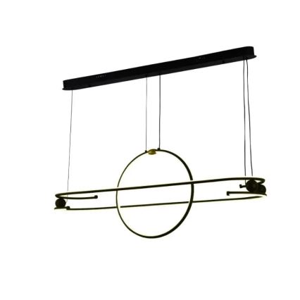 LED himmennettävä kattokruunu johdolla LED/95W/230V 3000-6500K + kaukosäädin